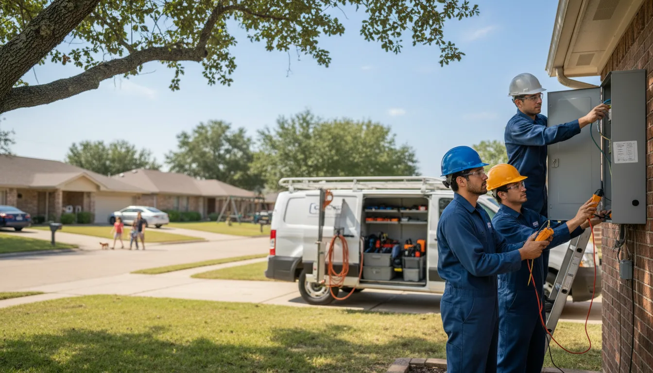 Certified electrician providing emergency electrical services in Browning, MO